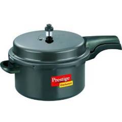 Prestige Deluxe Plus 7.5 Litre Hard Anodized Outer Lid Pressure Cooker, 10703