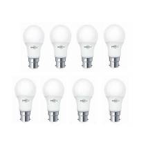 Smartx Omega 7W B-22 White LED Bulb (Pack of 8)