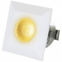 Crompton Star Domestic 2W Square LED Spot Light, LSSS2-WW (Pack of 10)
