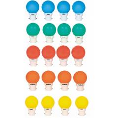FORUS 0.5W Multi LED Bulb (Pack of 20)