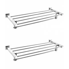 Doyours Simco 2 Pieces 24 Inch Stainless Steel Towel Rack Set, DY-0845