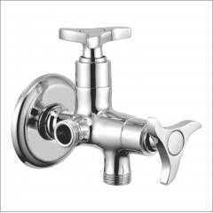 Apree STAR Silver Brass 2 in 1 Angle Faucet