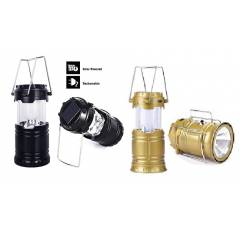 Homepro Combo of Golden & Black Solar Rechargeable Lantern
