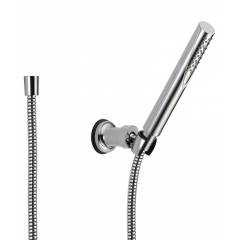 Home Decor 1.5m Single Flow Hand Shower with SS Flexible Hose & Hook Shower Head, hdheld01