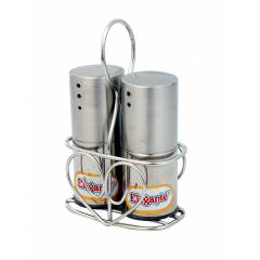 Elegante Round Salt & Pepper Dispenser Set, SL-038