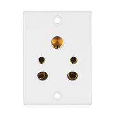 Anchor Penta Ivory 6A 3-in-1 Socket, 50268