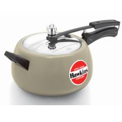 Hawkins Ceramic Coated Contura 5 Litre Tomato Red Pressure Cooker, CAG50