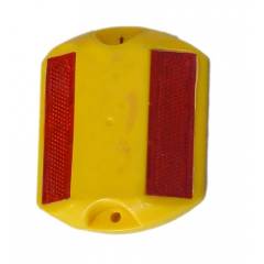 KT Yellow Stud with Red Reflector (Pack of 10)