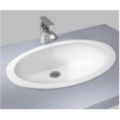 Cera Oval Counter Cabinet Wash Basin, 1005, Colour: Ivory