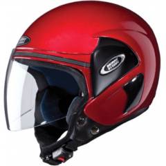 Studds CUB Motorbike Wine Red Open Face Helmet, Size (Large, 580 mm)