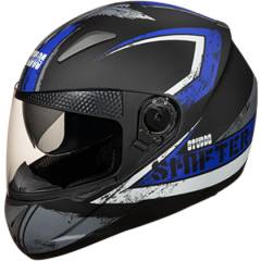 Studds Shifter D1 Motorsports Blue Full Face Helmet, Size (XL, 600 mm)