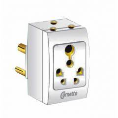 Cornetto Raja 6A To 16A Multi Plug, 1077 (Pack of 10)