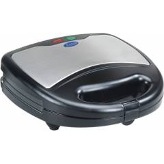 Glen 750W Black & Grey Sandwich Toaster, GL 3026
