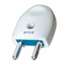 B-Five Elly Male-Female 2 Pin Top Plug, B-267 (Pack of 20)