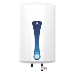 Standard Amazer 10 Litre White & Blue Storage Water Heater, GSWEAZSWB010
