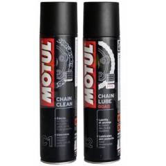 Motul C1 C2 Combo Chain Clean Lube Road Promo Chain Oil, 800 ml