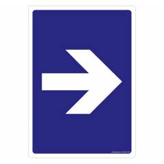 Safety Sign Store Arrow Right Sign Board, GS842-A4V-01