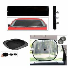 Evergreen Chipkoo Black Front Roller Sunshade Set