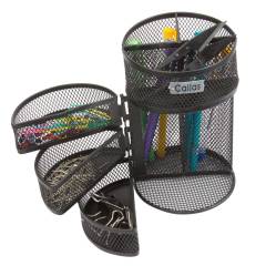 Callas Metal Mesh Multipurpose Pen Stand and Clip Holder, LD 708-6
