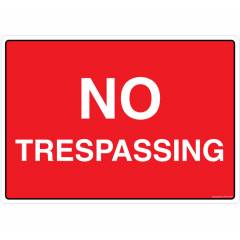 Safety Sign Store No Trespassing Sign Board, PS310-A3PC-01