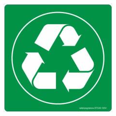 Safety Sign Store Recycle-Graphic Sign Board, ST538-105V-01, (Pack of 5)
