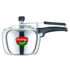 Prestige Apple Plus 2 Litre Polished Inner Lid Aluminium Pressure Cooker, 11051