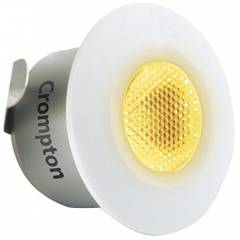 Crompton Star Domestic 2W Round LED Spot Light, LSRR2-WW (Pack of 6)