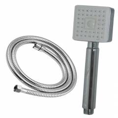 Goonj Hand Shower Kubix Flexible Tube 1.5 Meter and Wall Hook, VHS-0540-2