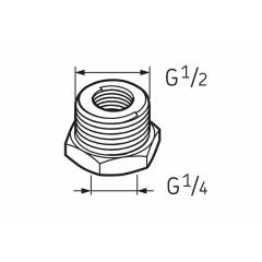SKF System 24 Automatic Lubricator Acc-Nipple G 1/4-G 1/2