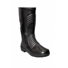 Hillson Welsafe Plain Toe Black Gumboots, Size: 6
