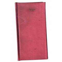 Asian B7 Everyday 2017 3 Date Red Diary (Week at a Glance), AA 104