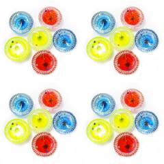 Dizionzrio Multicolor Glass Gel Candle Diya, VH45 (Pack of 24)