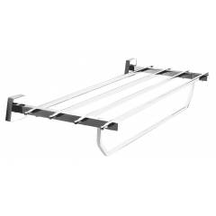 Kamal Towel Rack Platinum with Free Tap Cleaner, ACC-1346