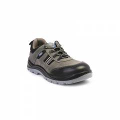 Allen Cooper AC-1156 Antistatic Steel Toe Gray & Black Safety Shoes, Size: 6