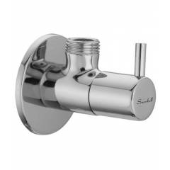 Snowbell Flora Brass Angle Faucet, 3.81x3.81x8.89 cm