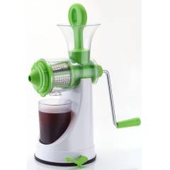 SM Twincolor Green Manual Hand Fruit & Vegetable Juicer with Vacuum Lock