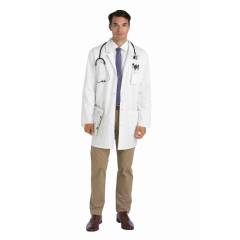 Dickies 832 37 Inch White Unisex Lab Coat, Size: S