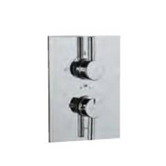 Jaquar Ivory Chrome Concealed Bath & Shower Mixer, FLR-5671