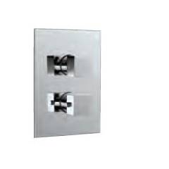 Jaquar Ivory Chrome Concealed Bath & Shower Mixer, KUB-35671F