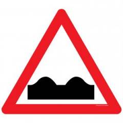 Asian Loto 3 mm Safety Sign Road Bend-Right Sign Board, ALC-SGN-8-900