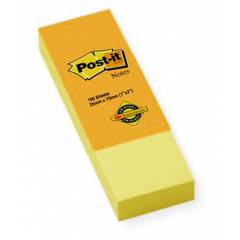 3M Post-it 3 Inch Yellow Notes, IE810100636 (Pack of 5)