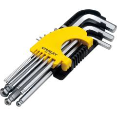 Stanley 9 Pieces Metric Long Ball End Hex Key Set, STMT94162-8 (Pack of 6)