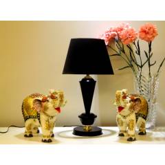 Tucasa Table Lamp with Oval Shade, LG-392, Weight: 700 g
