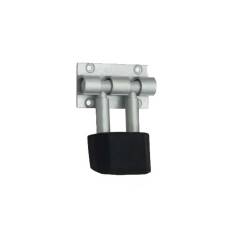 SmartShophar 3 Inch Aluminium Nickel Silver Rolex Door Stopper, 50515-STPR-NS03