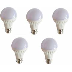 EGK 12W B-22 White LED Bulbs (Pack of 5)