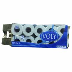 Voly 10cm 10 In 1 Toilet Roll, VT10 (Pack of 10)