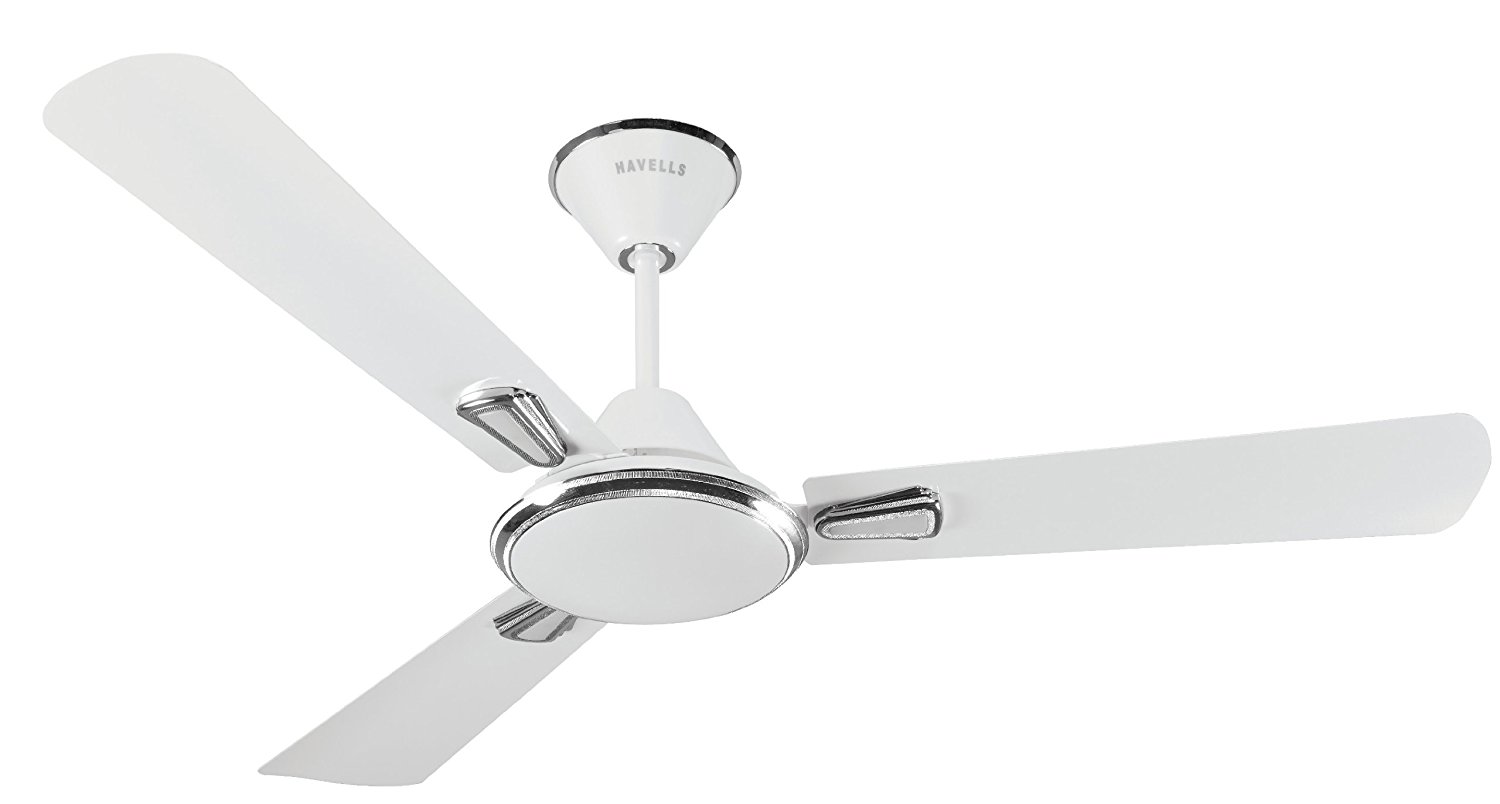 Buy Havells Pearl White Silver Festiva Ceiling Fan Sweep 1200 Mm