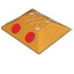 Asian Loto Plastic Road Stud, ALC-STD6 (Pack of 5)