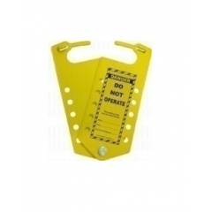 Asian Loto Labeled Lockout Hasp with 10 Holes, ALC-LLH-Y10