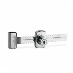 SmartShophar Stainless Steel Tarmenet Sliding Glass Lock, 54510-BSGL